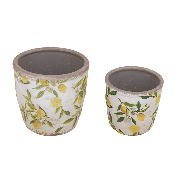 Lemon Ceramic Planter Pot