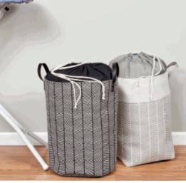 Canvas Laundry Tote - Assorted