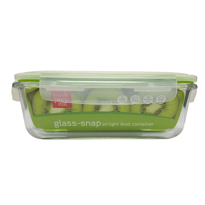 12.5-Cup Square Glass Container