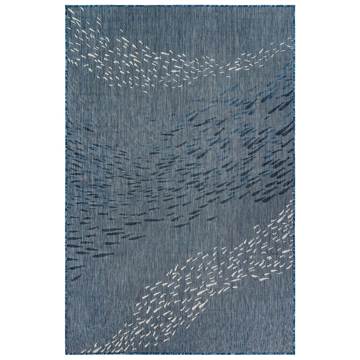 Carmel School Of Fish Navy Rug