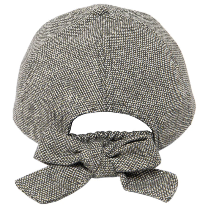Shimmer Cap w/Bow Tie