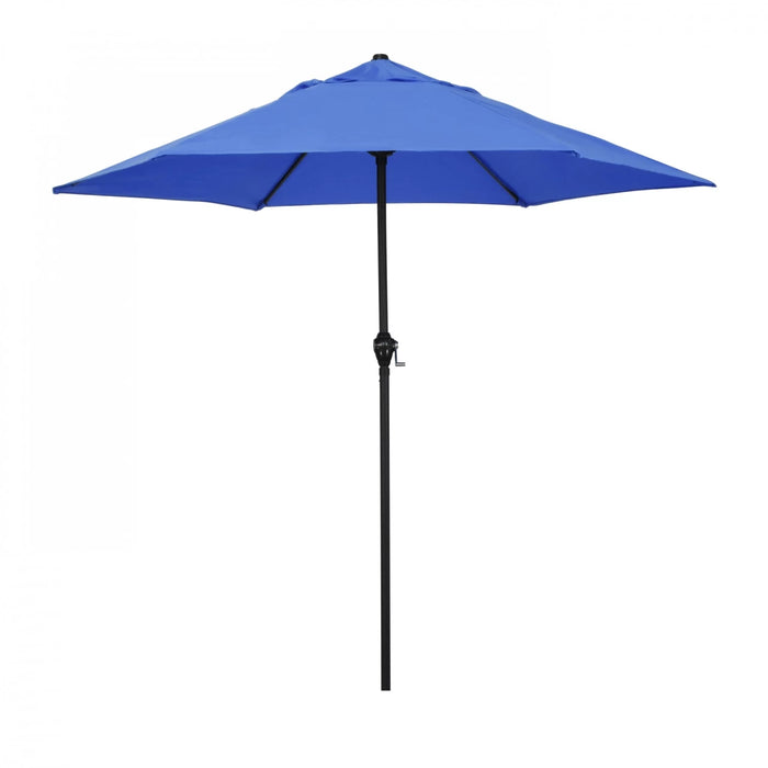 9ft. Steel Market Push Tilt Umbrella - Pacific Blue