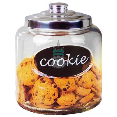 Cookie Jar w/Metal Top