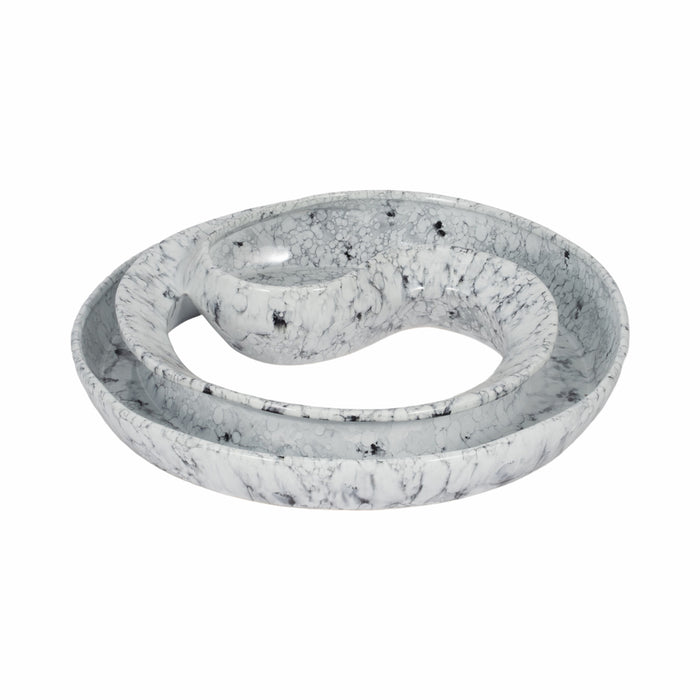 Karlin Marbeled Ceramic Bowl