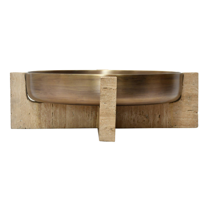 Fridley Bowl w/ Travertine Base