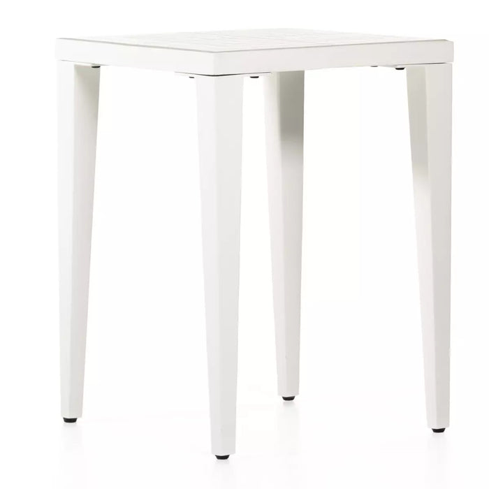 Sabi Outdoor End Table - Ivory Clay