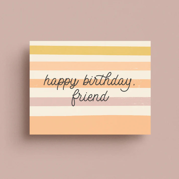Happy Birthday Friend Card