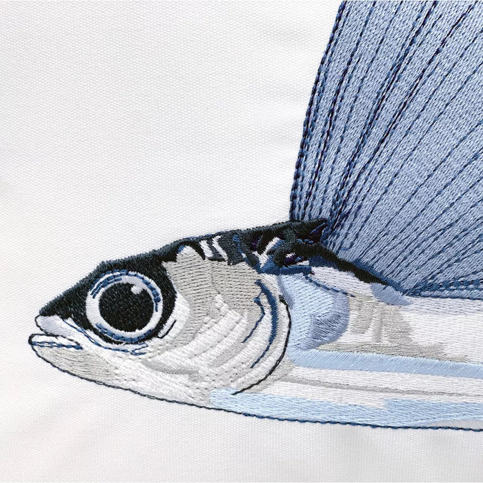 Can't Catch Me Flying Fish Indoor / Outdoor Lumbar Throw Pillow