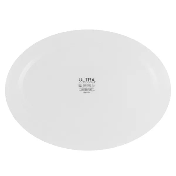 White Shadow 2pc. Platter Set
