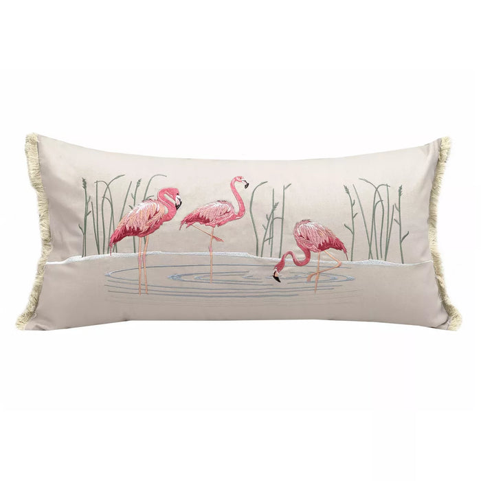 Flamboyance Fringed Pillow