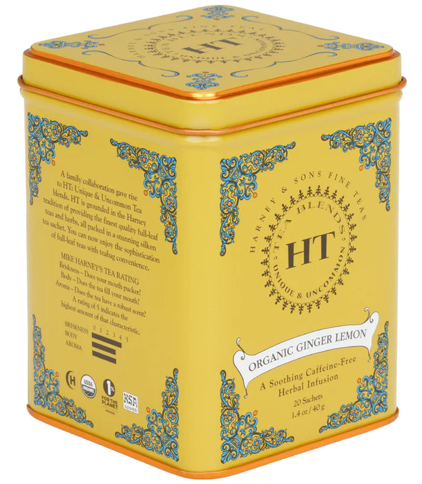 Organic Ginger Lemon Sachet - 20 Count