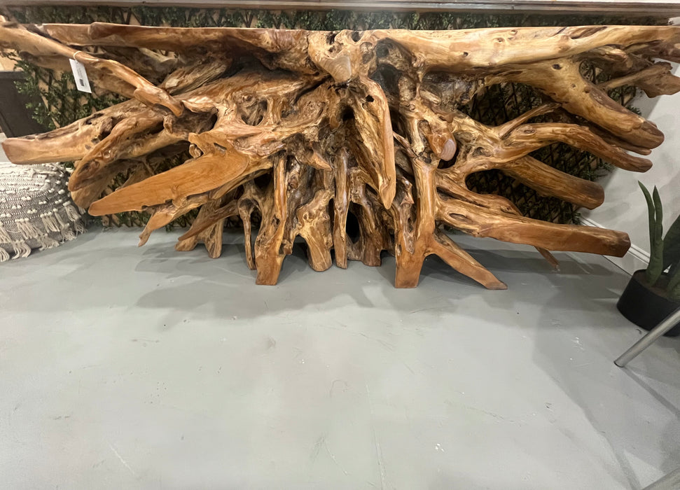 Teak Root Console