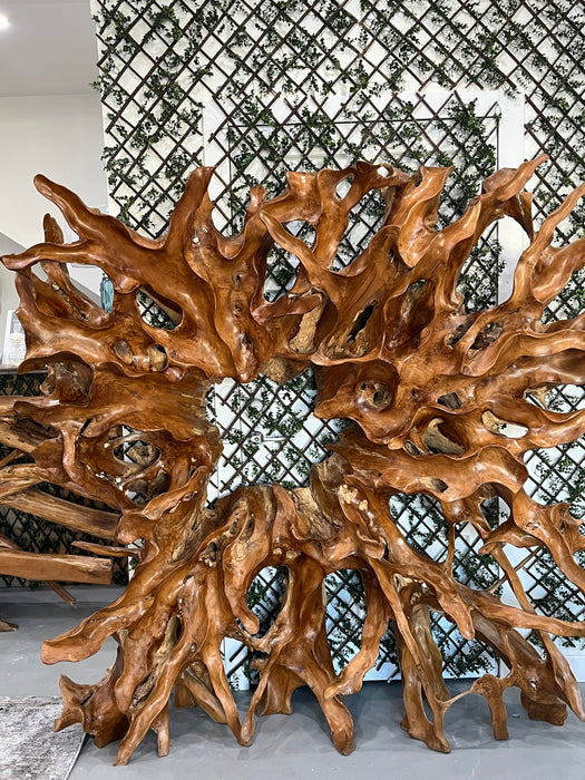 Natural Teak Wood Sculpture
