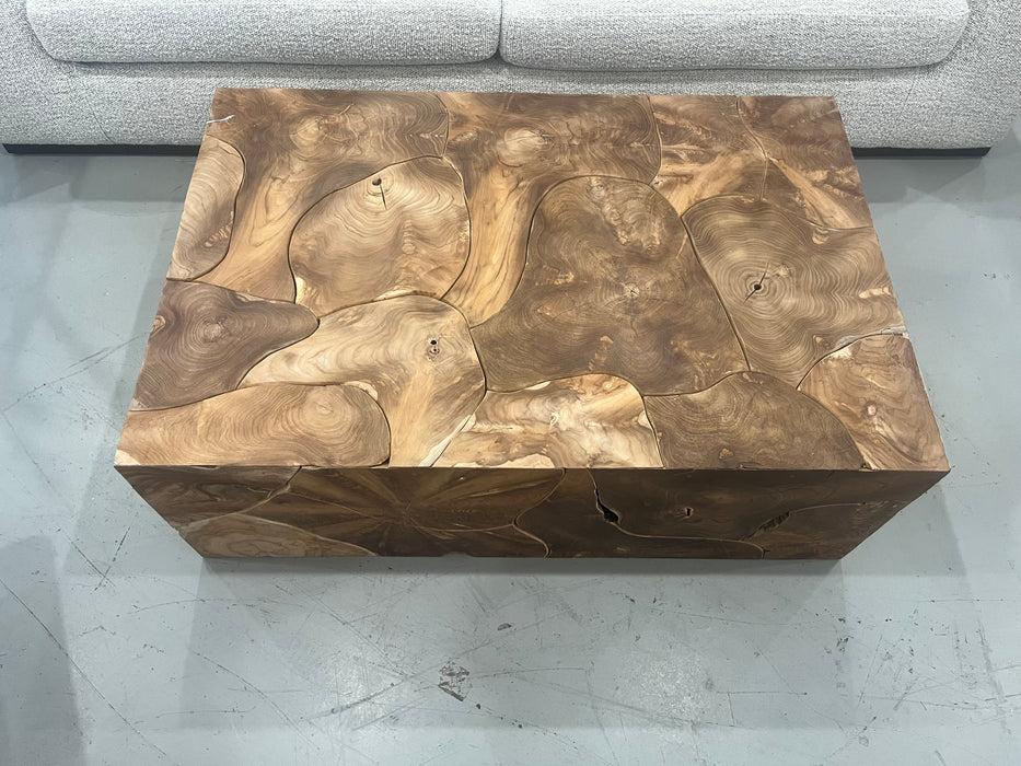 Teak Root Rectangular Coffee Table