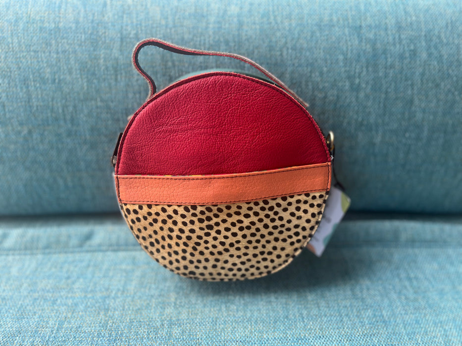 Hera Print Leather Bag