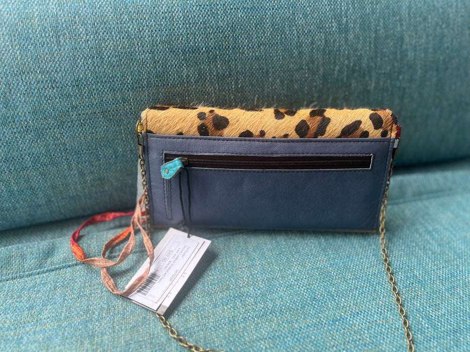 Secret Leather Wallet w/Chain