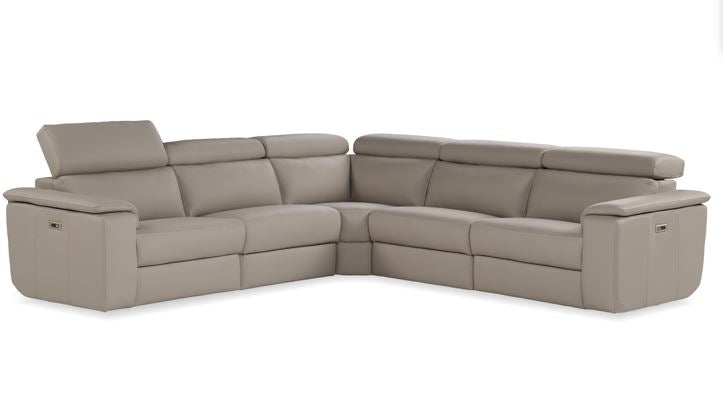 Indiana Leather 5pc. Sectional