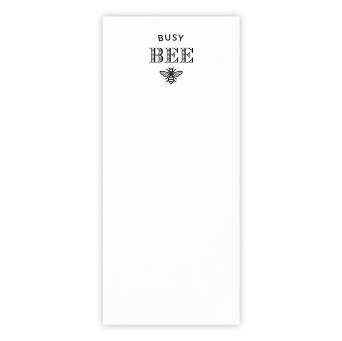 Notepaper In Acrylic Tray - Busy Bee