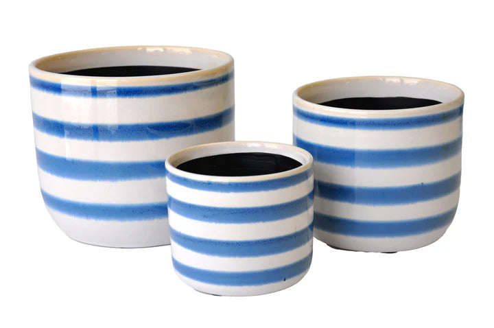 Rockport Blue & White Planter