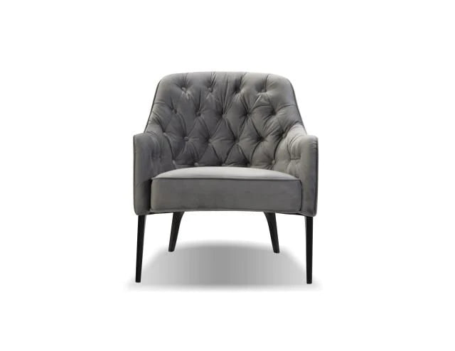 Ellington Armchair - Graphite Velvet