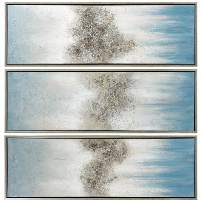 Sequence Metallic Hand Painted Art