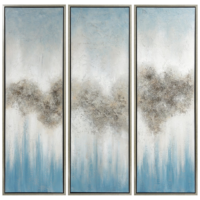 Sequence Metallic Hand Painted Art
