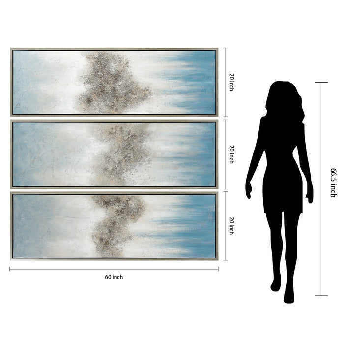 Sequence Metallic Hand Painted Art