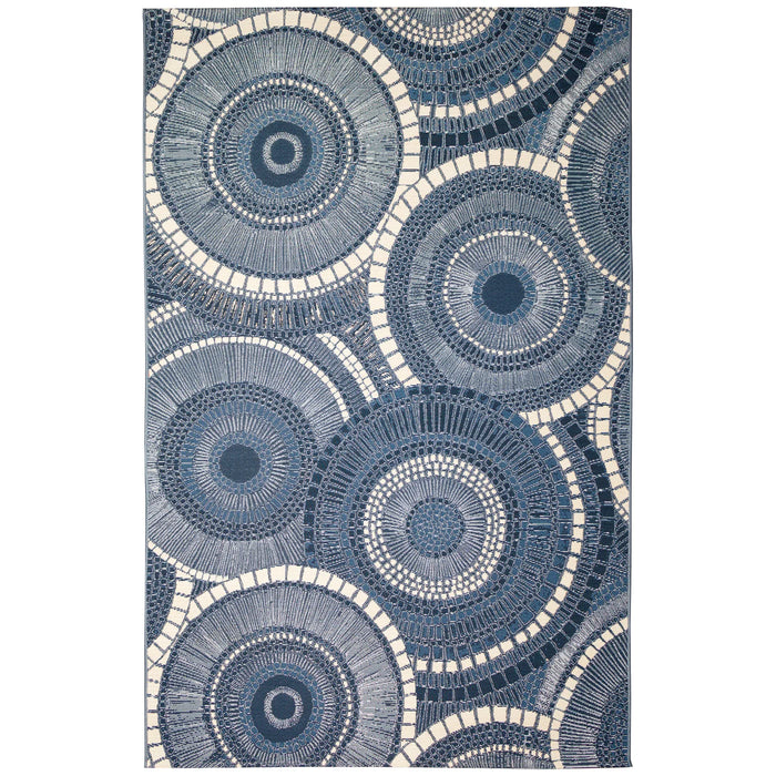 Marina Circles Delft Rug