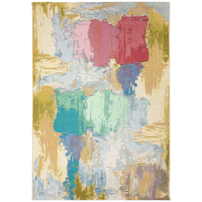 Marina Watercolor Pastel Rug