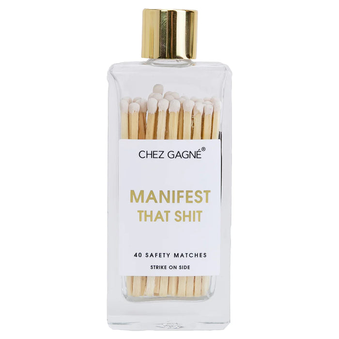 Manifest That Shit - White Matches
