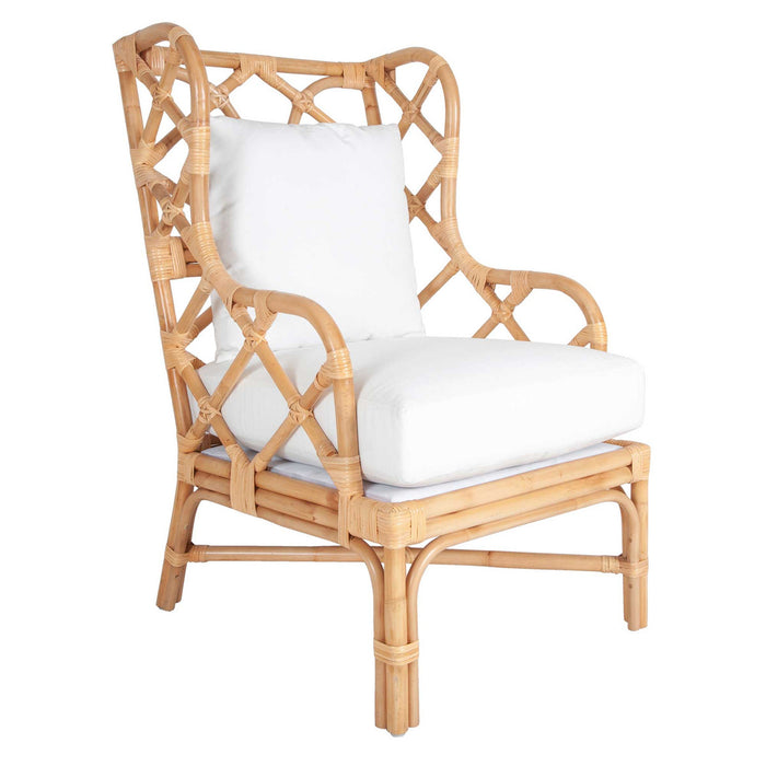 Naples Wingback Chair - Natural