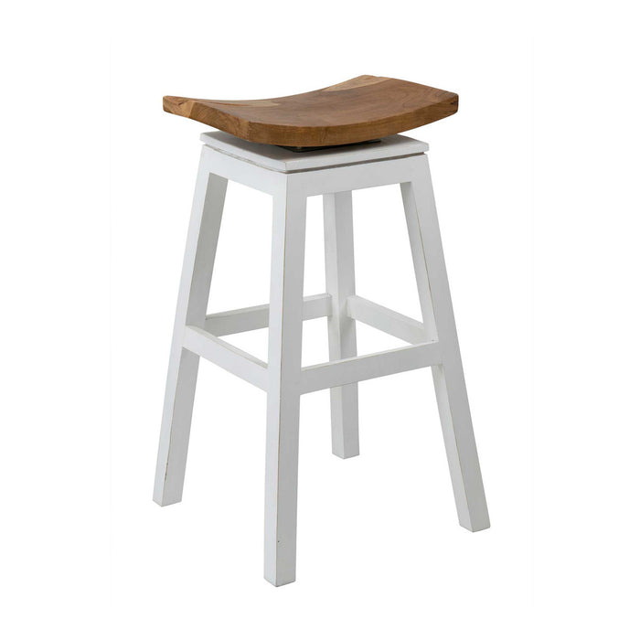 Organic Barstool - Solid White