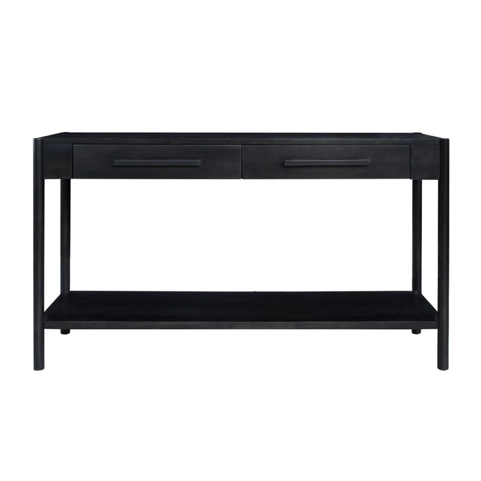 Sophie 2-Drawer Console - Black