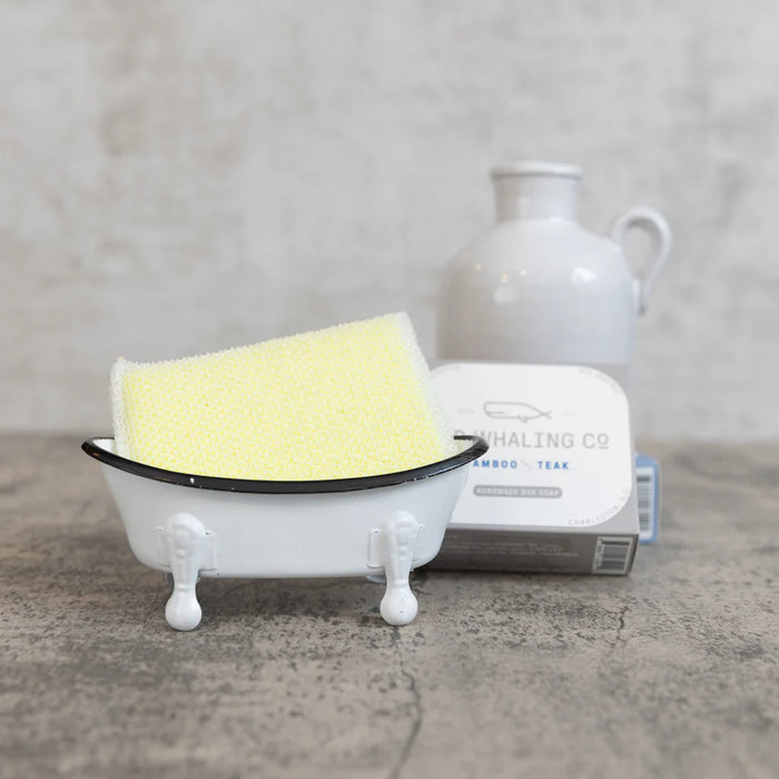White Bathtub Soap Dish