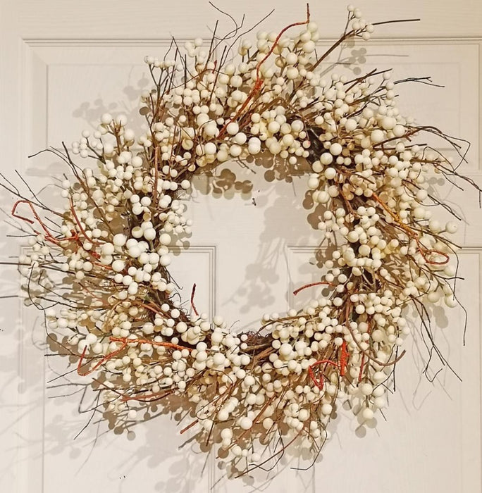Cream Berry Wreath