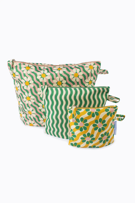 Wavy Daisy Pouch