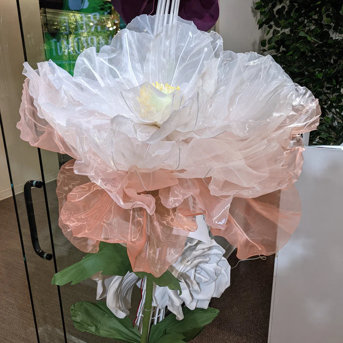59" Kinetic Lace Giant Peony