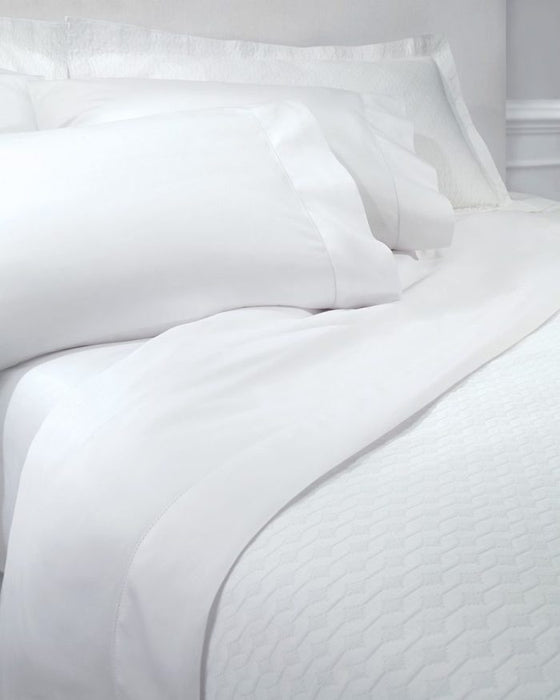 Chris Percale Sheet Set White