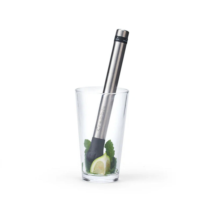 Rabbit Spring-Load Stainless Push Muddler