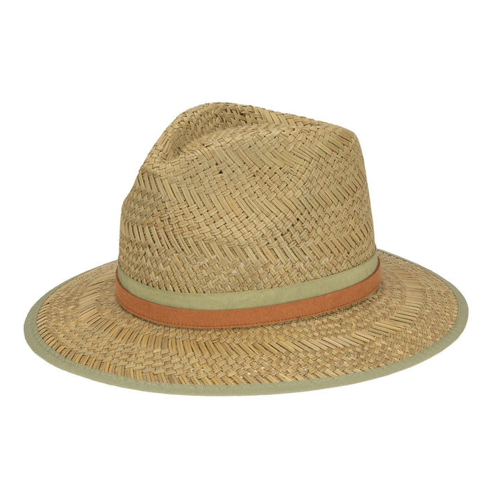 Men's Seagrass Stingy Fedora Hat