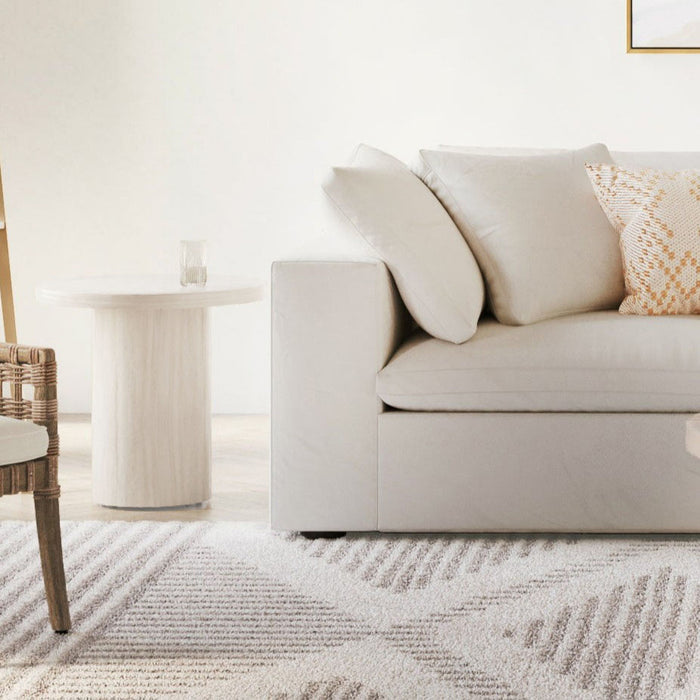 Zane Side Table - White Wash