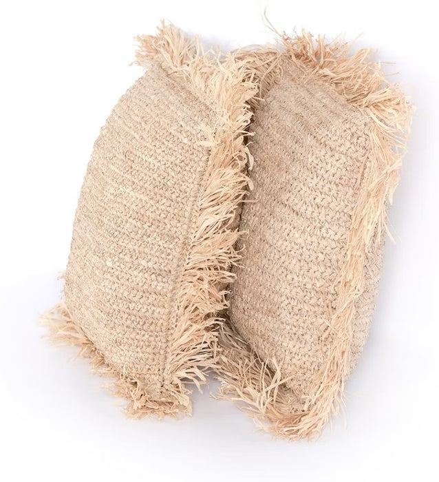 Raffia Square Pillow