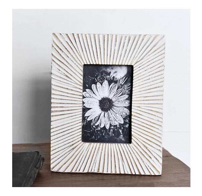 Sunburst Wooden Photo Frame