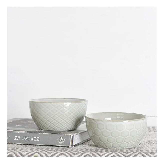2 Assorted Pattern Bowls