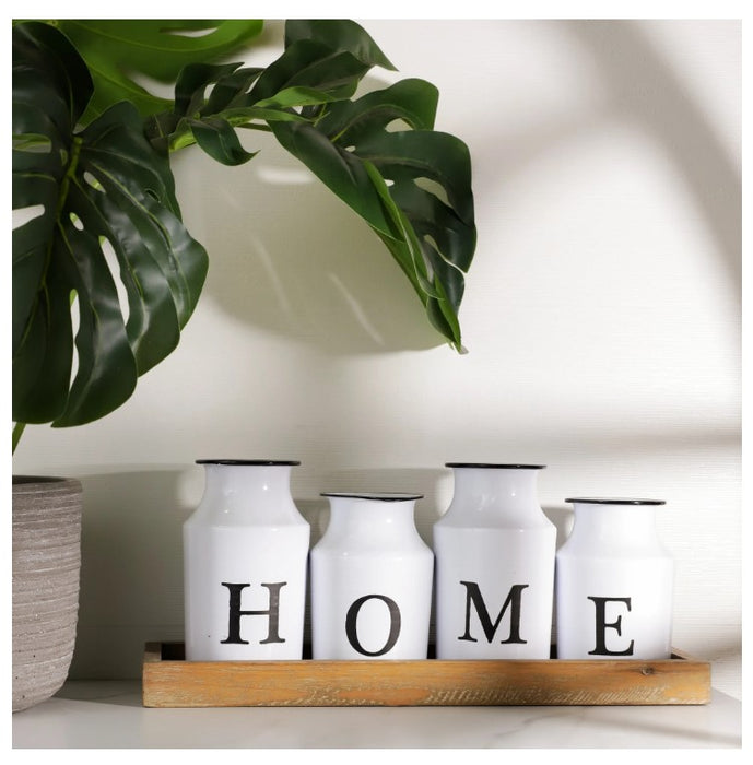 4 Can Home Vase