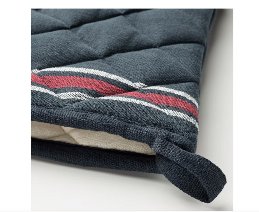 Red & Grey Oven Mitt