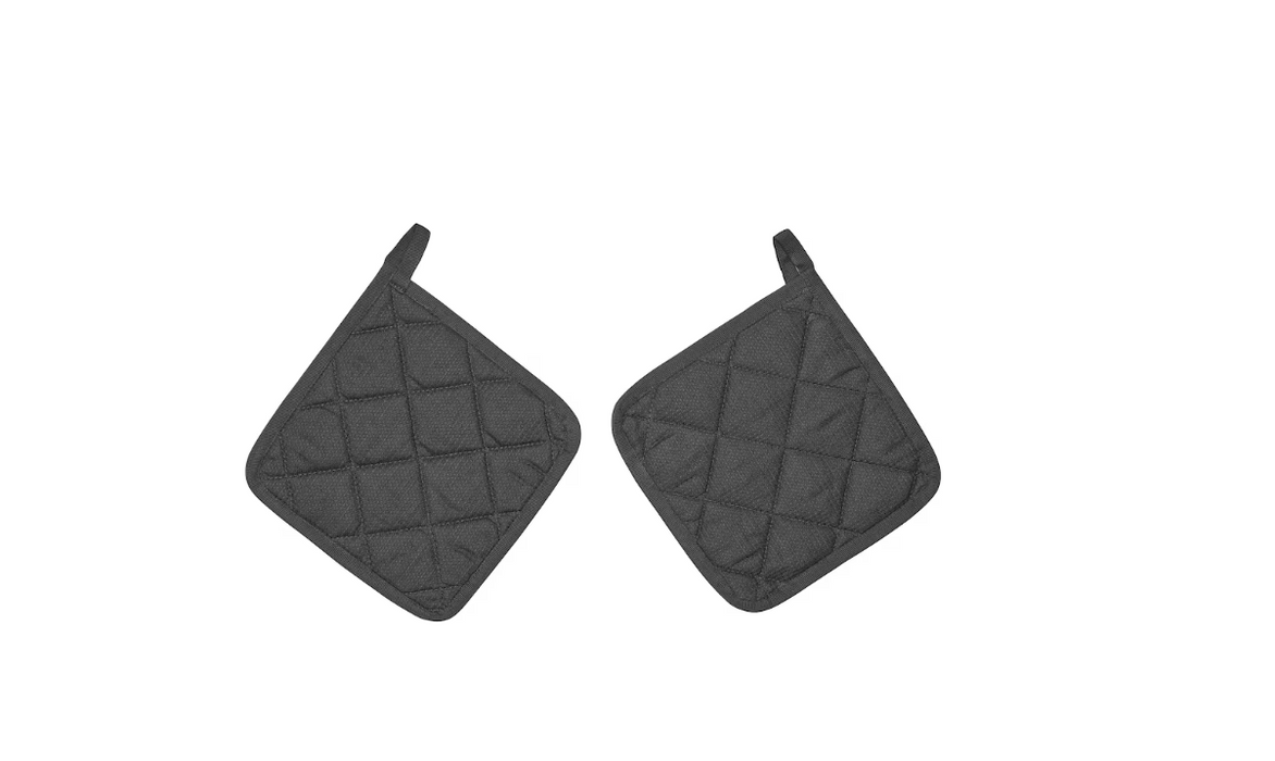 Grey Pot Holder - Set Of 2