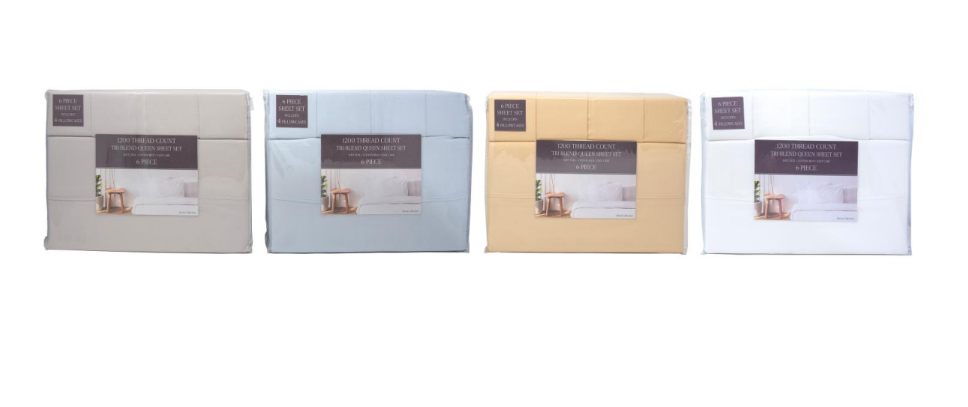 Alessia 4-Piece Cotton Sheet Set