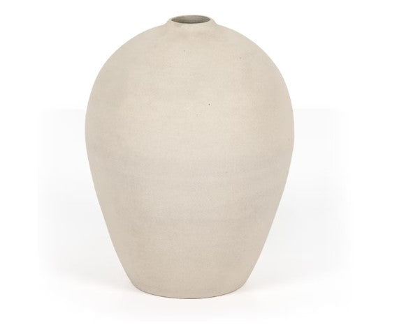 Izan Vase - Cream Matte Ceramic
