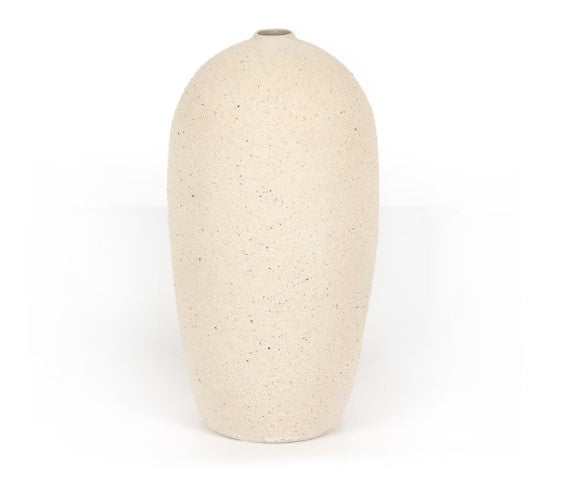 Izan Vase - Cream Matte Ceramic